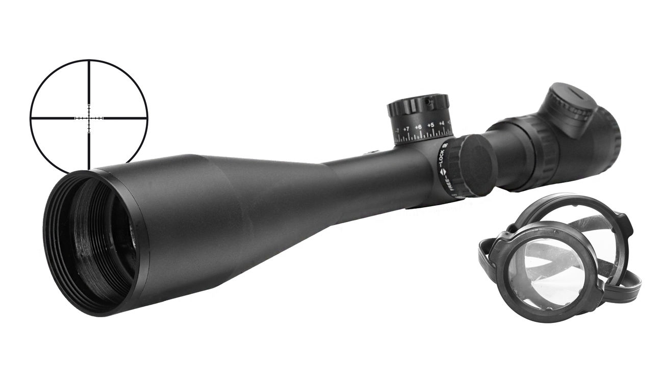 G&G 2.5-10x50 Zielfernrohr beleuchtet / Mil-Dot / grn-blau schwarz