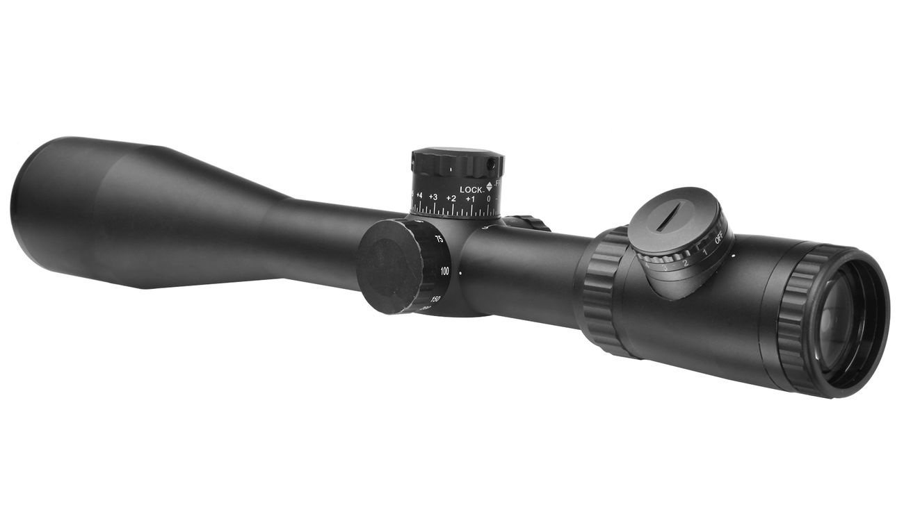 G&G 2.5-10x50 Zielfernrohr beleuchtet / Mil-Dot / grn-blau schwarz Bild 3