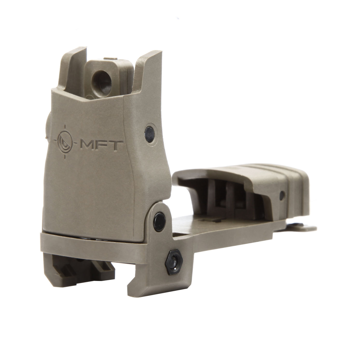 MFT BUPSWR Polymer Flip-Up Rear Sight f. 21mm Schienen Scorched Dark Earth