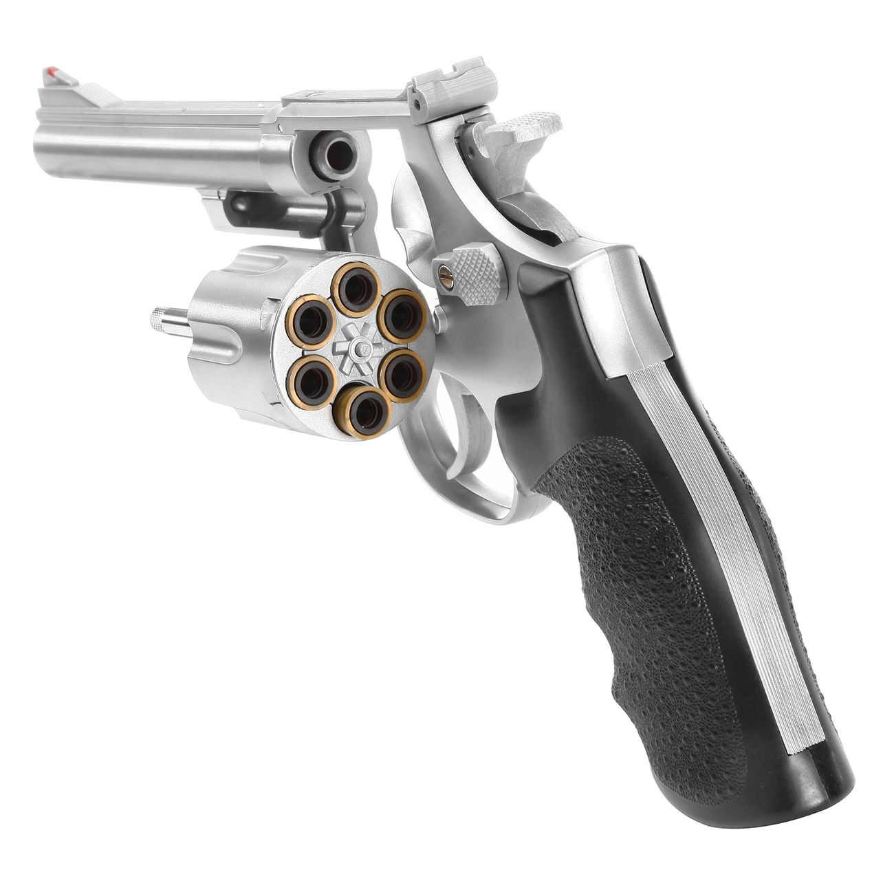 UHC M-19 6 Zoll Revolver mit Hlsen Springer 6mm BB silber / schwarz Bild 4