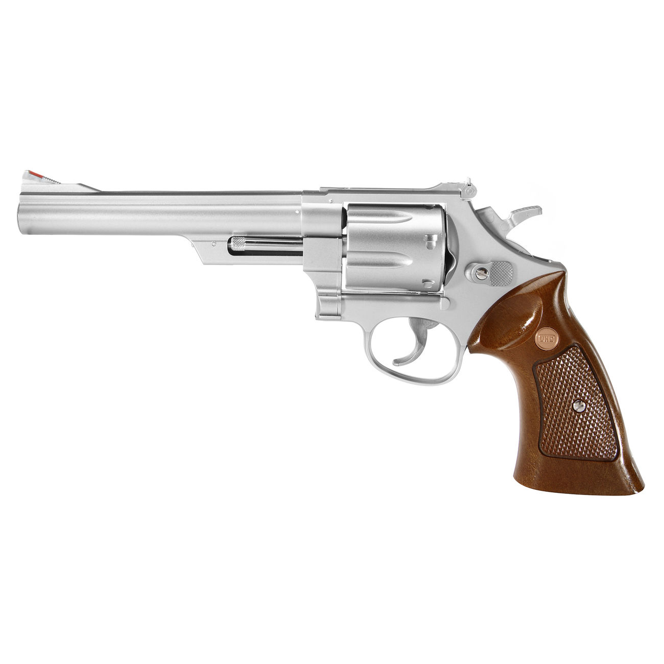 UHC M-29 6 Zoll Revolver mit Hlsen Springer 6mm BB silber / braun Bild 1