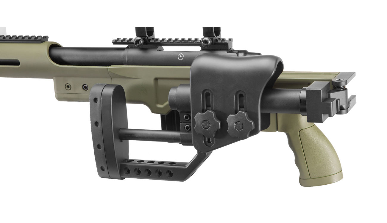 Well MB4410D MSR Snipergewehr inkl. Zweibein / Zielfernrohr Springer 6mm BB oliv Bild 4