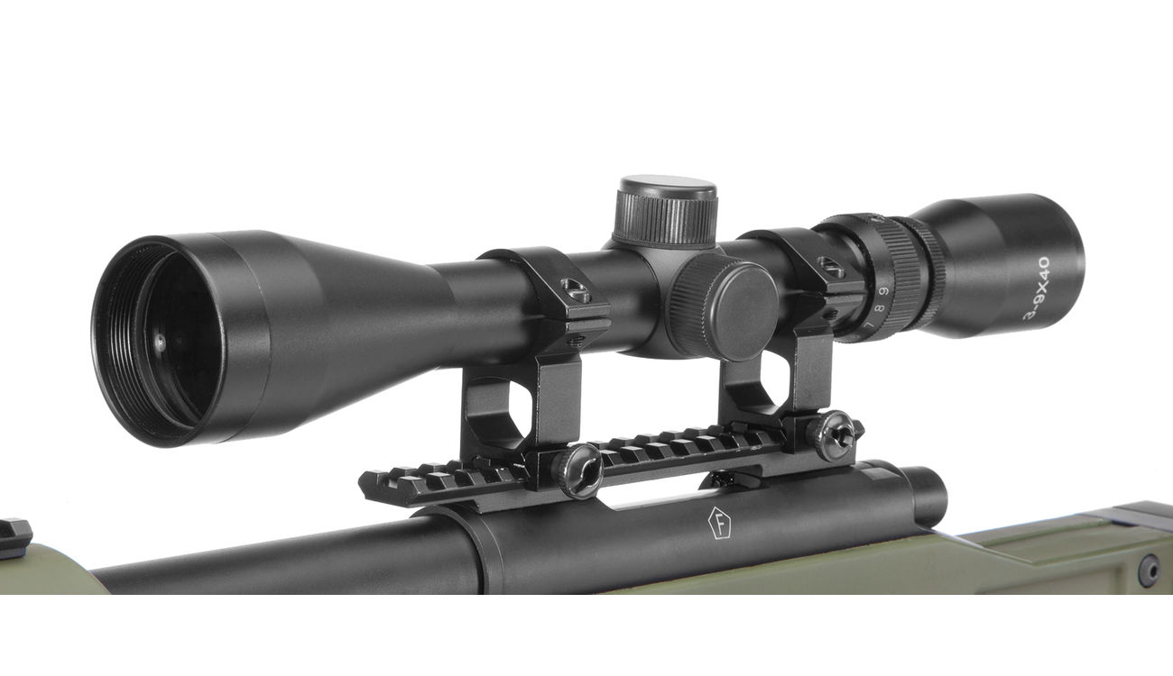 Well MB4410D MSR Snipergewehr inkl. Zweibein / Zielfernrohr Springer 6mm BB oliv Bild 5