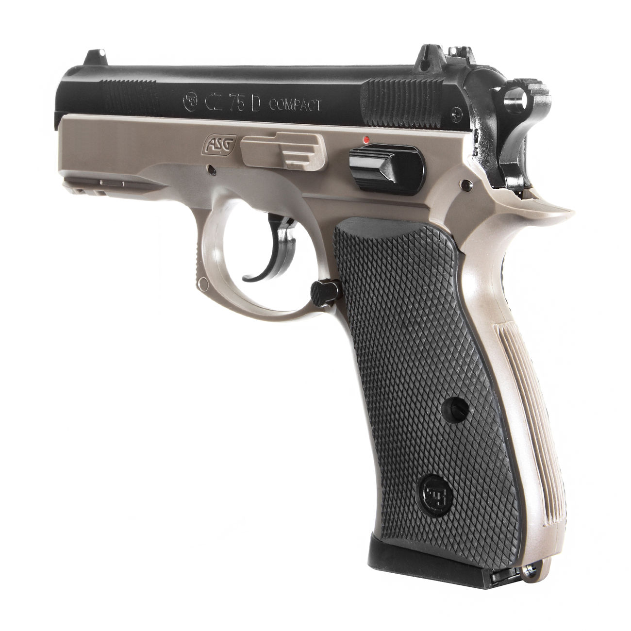 ASG CZ 75D Compact Heavy Weight Springer 6mm BB Dual-Tone FDE Bild 3