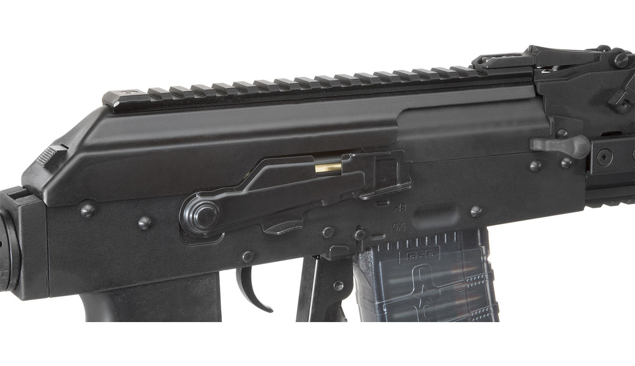 G&G RK74-CQB ETU-Mosfet Vollmetall S-AEG 6mm BB schwarz Bild 6