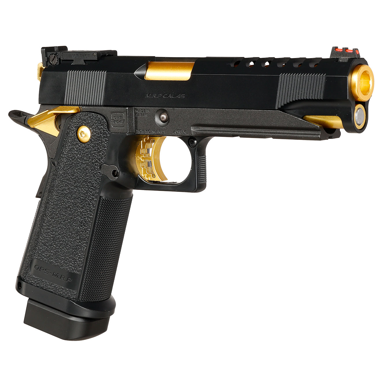 Tokyo Marui Hi-Capa 5.1 Gold Match Gas-Blow-Back 6mm BB schwarz Bild 7