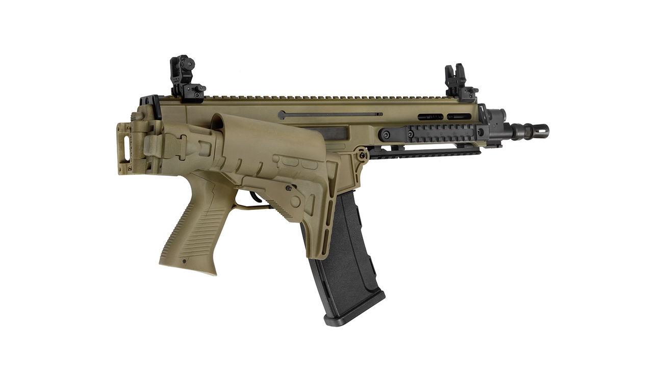 Versandrcklufer ASG CZ 805 BREN A2 Vollmetall S-AEG 6mm BB Desert Tan Bild 3