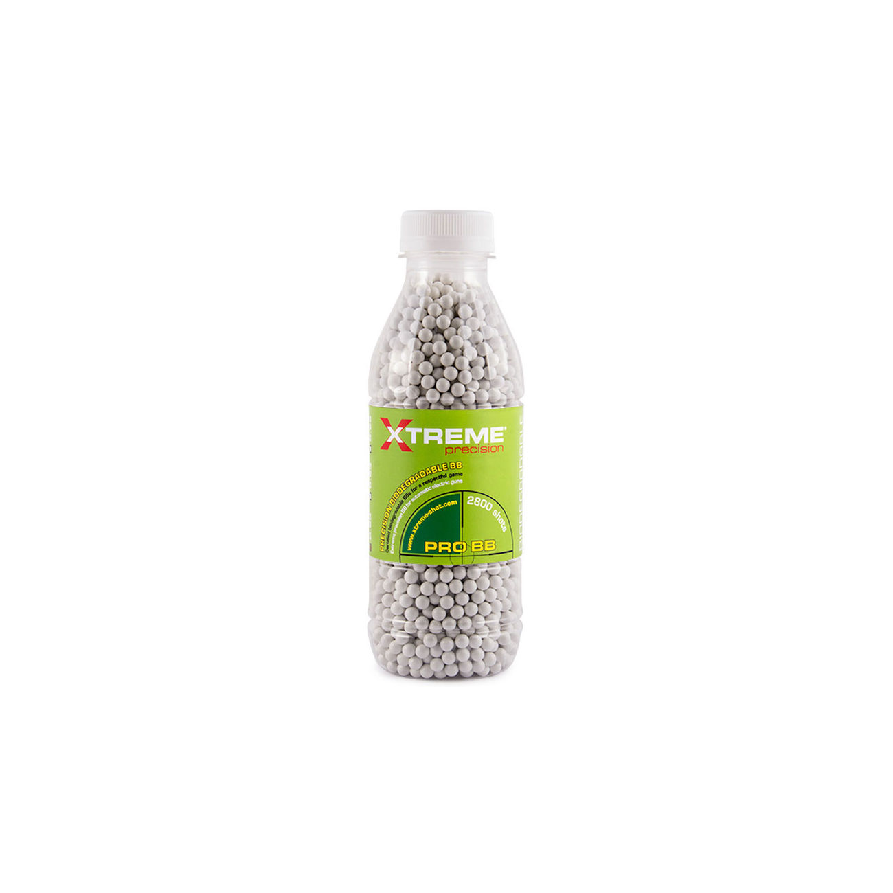 Xtreme Precision Bio BBs 0.28g 2.800er Flasche hellgrau