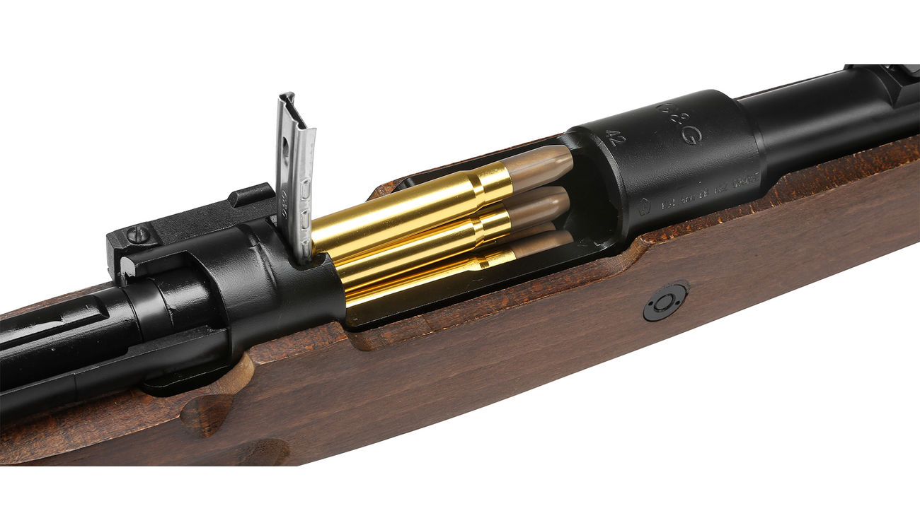 Versandrcklufer G&G Karabiner 98K SE Gas Bolt-Action Gewehr mit Hlsenauswurf 6mm BB Echtholz-Version Bild 4