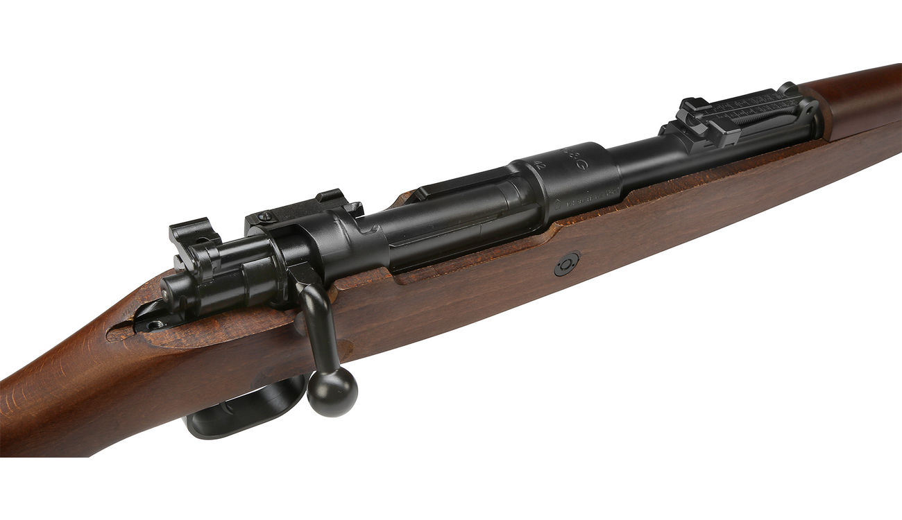 Versandrcklufer G&G Karabiner 98K SE Gas Bolt-Action Gewehr mit Hlsenauswurf 6mm BB Echtholz-Version Bild 7