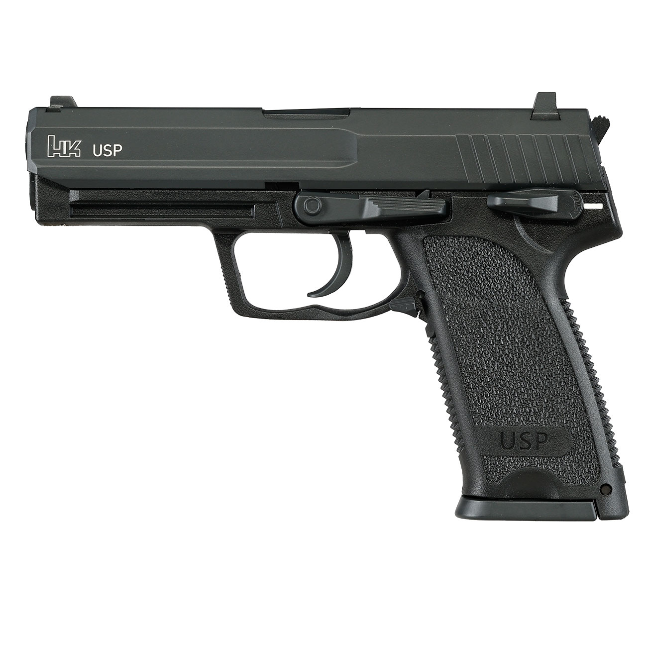 Heckler & Koch USP mit Metallschlitten CO2 BlowBack 6mm BB schwarz Bild 2