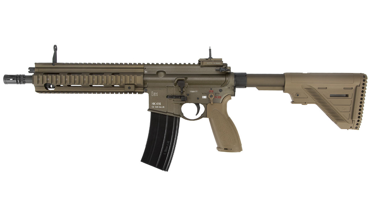 VFC Heckler & Koch HK416 A5 Vollmetall Gas-Blow-Back 6mm BB RAL 8000 grnbraun Bild 1