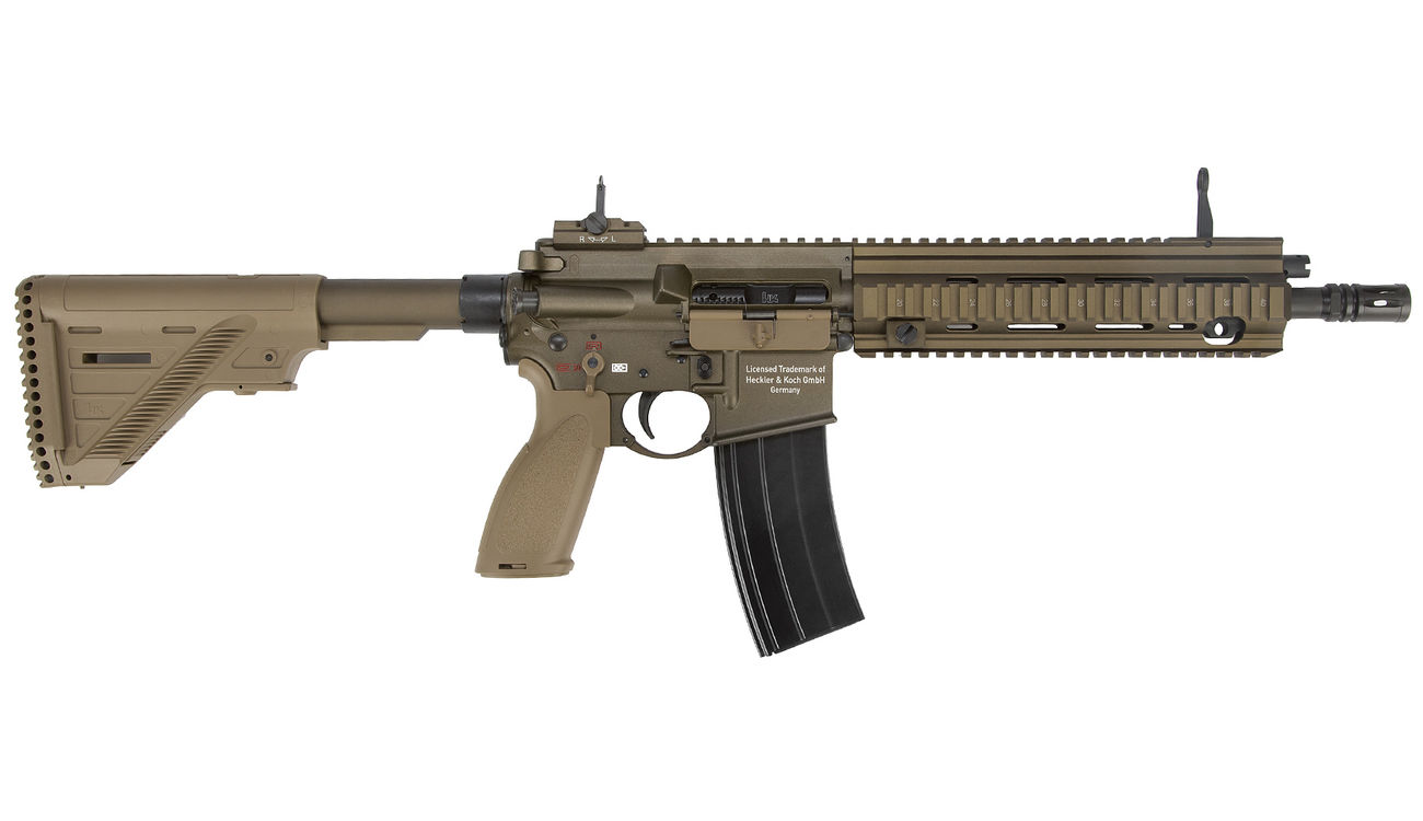VFC Heckler & Koch HK416 A5 Vollmetall Gas-Blow-Back 6mm BB RAL 8000 grnbraun Bild 1