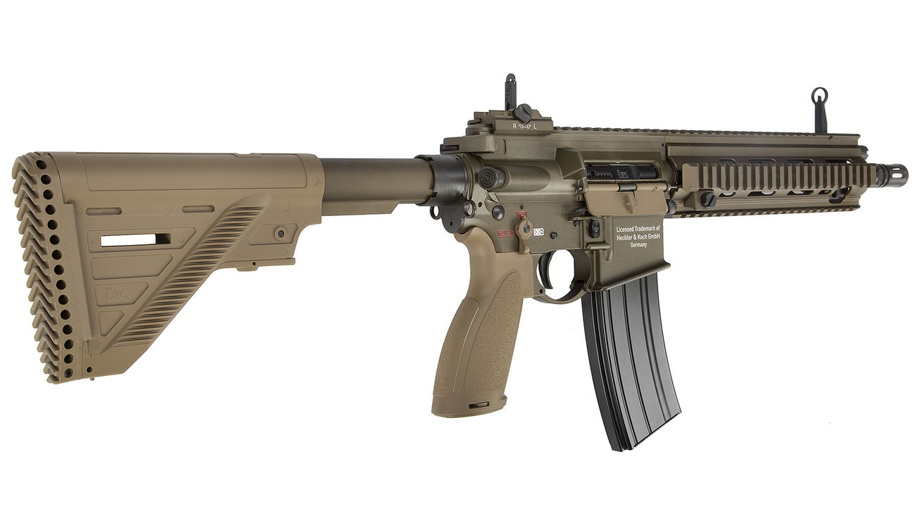 VFC Heckler & Koch HK416 A5 Vollmetall Gas-Blow-Back 6mm BB RAL 8000 grnbraun Bild 1