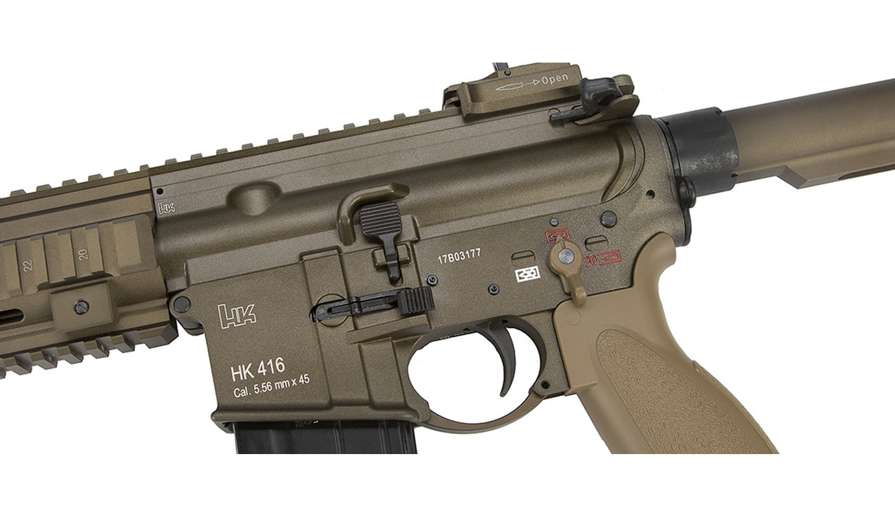 VFC Heckler & Koch HK416 A5 Vollmetall Gas-Blow-Back 6mm BB RAL 8000 grnbraun Bild 1