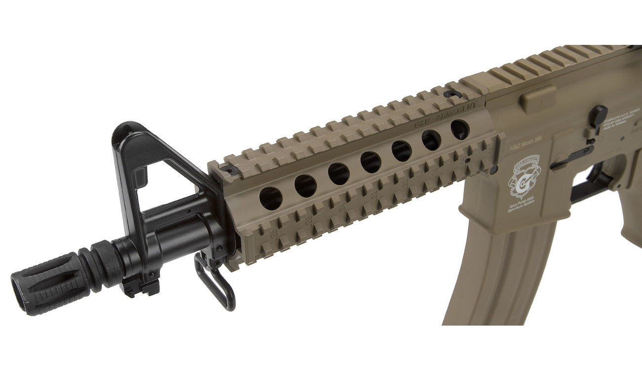 G&G GR15 RIS Raider S BlowBack Komplettset AEG 6mm BB Desert Tan kaufen