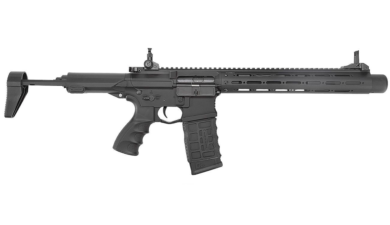 G&G GC16 PDW15 AR Vollmetall S-AEG 6mm BB schwarz Bild 2