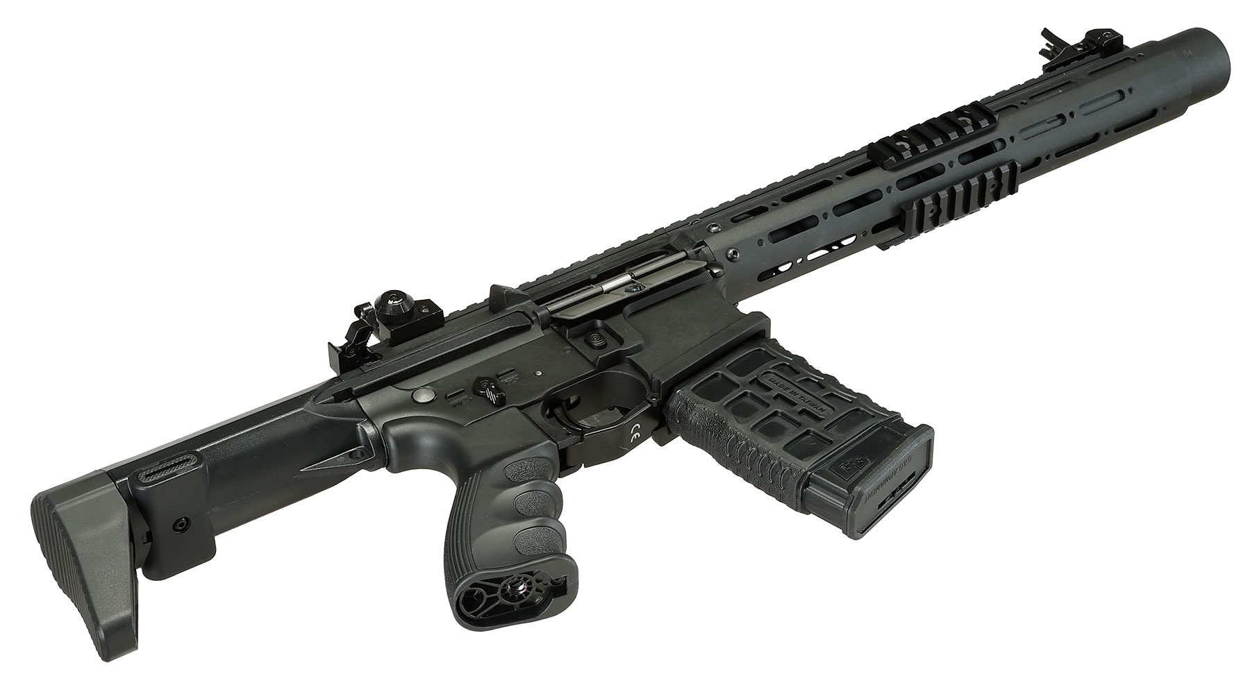 G&G GC16 PDW15 AR Vollmetall S-AEG 6mm BB schwarz Bild 5