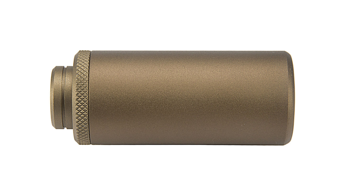 G&G SS-80 Alumininium Mock Suppressor 14mm- / 14mm+ Desert Tan Bild 3