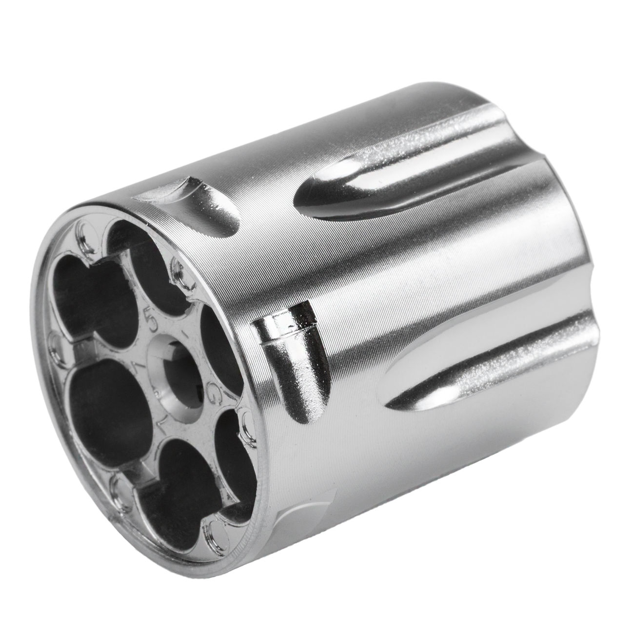 ASG Dan Wesson DW715 Revolver-Trommel Moon Clip kompatibel silber Bild 1