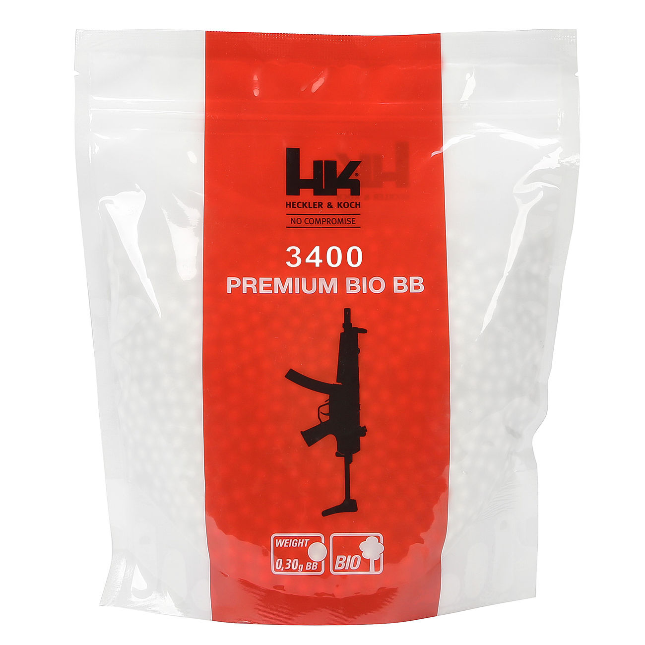 Heckler & Koch Premium Bio BBs 0.30g 3.400er Beutel weiss