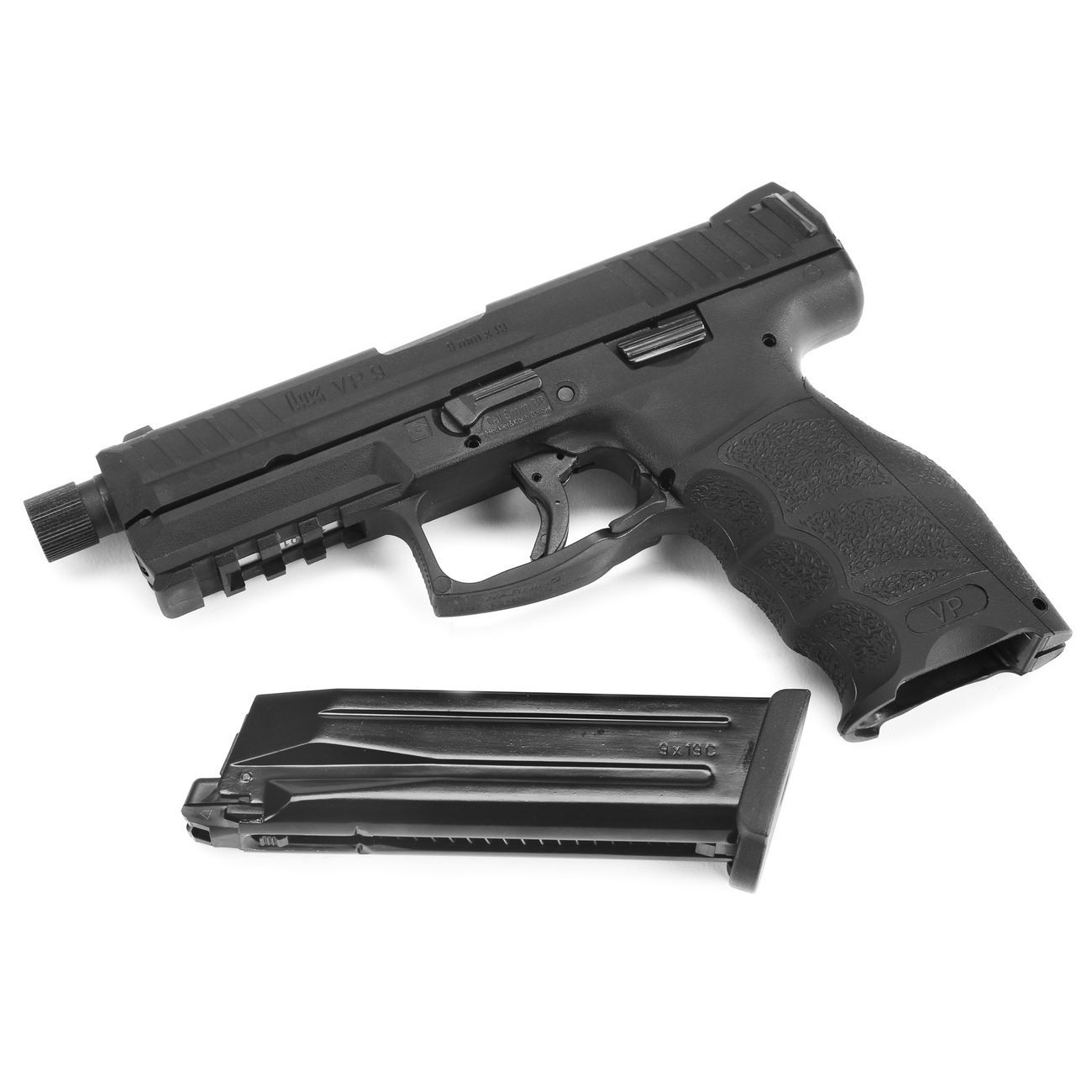 VFC Heckler & Koch VP9 Tactical mit Metallschlitten GBB 6mm BB schwarz Bild 4