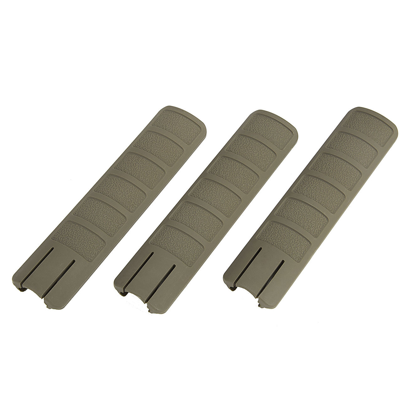 Evolution TangoDown Rail Grip Rail Cover 156mm / 6 Mulden (3er Set) Flat Dark Earth