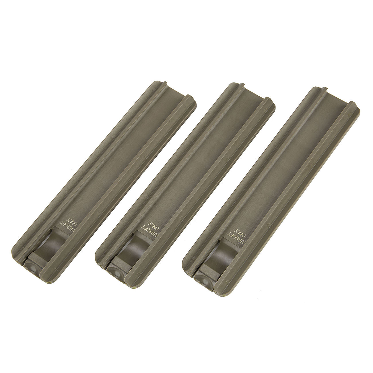 Evolution TangoDown Rail Grip Rail Cover 156mm / 6 Mulden (3er Set) Flat Dark Earth Bild 1