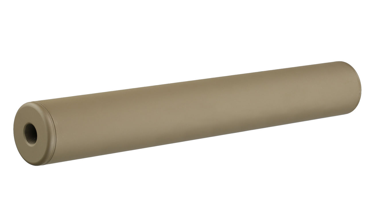 King Arms Light Weight Aluminium Silencer 290 x 40mm 14mm- Dark Earth Bild 1