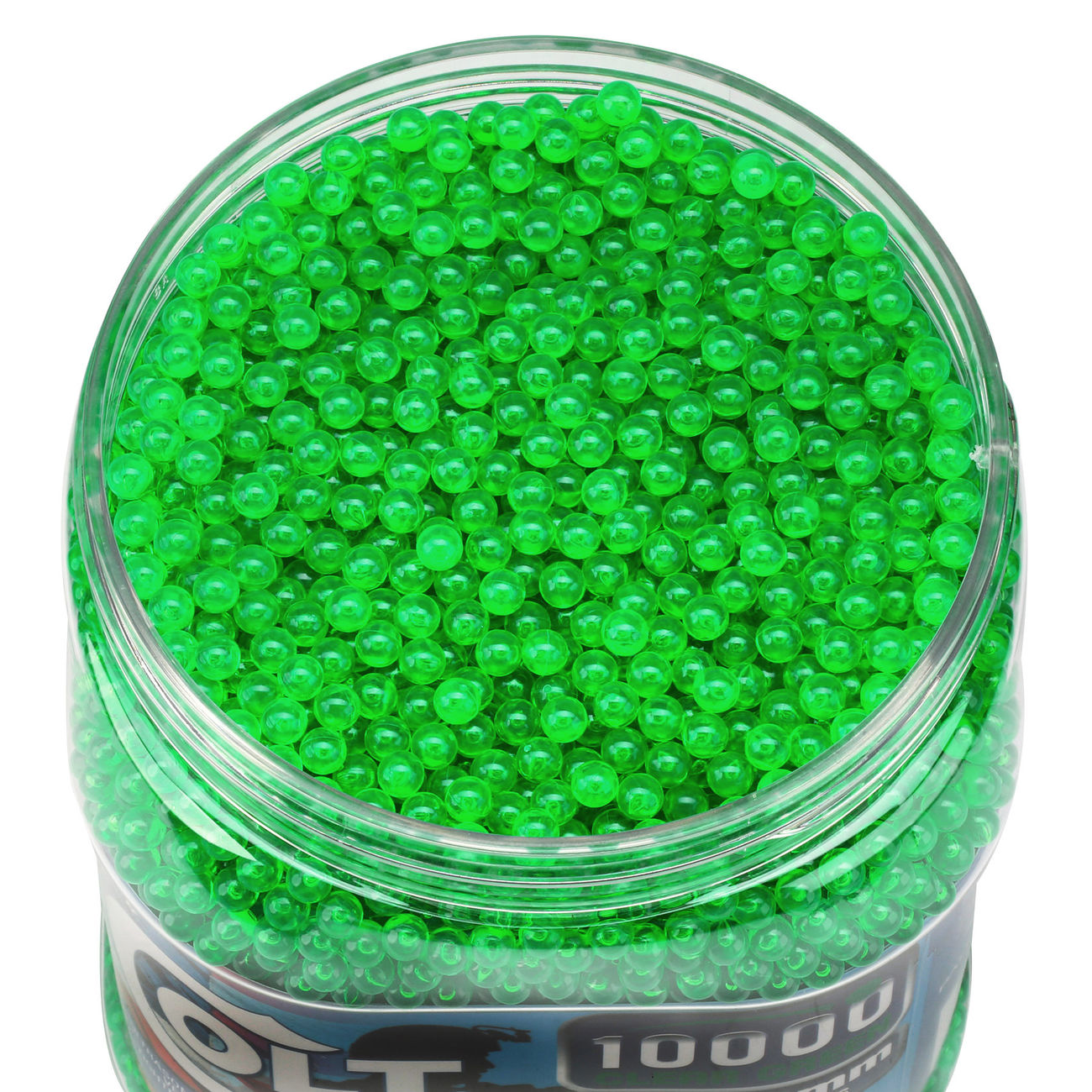 Cybergun Colt Competition Grade BBs 0,12g 10.000er Container Clear Green Bild 1