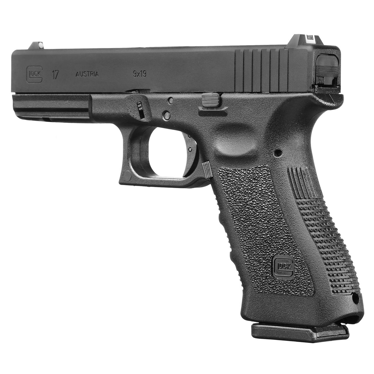Glock 17 Gen. 3 Airsoft mit Metallschlitten GBB 6mm BB schwarz Bild 3