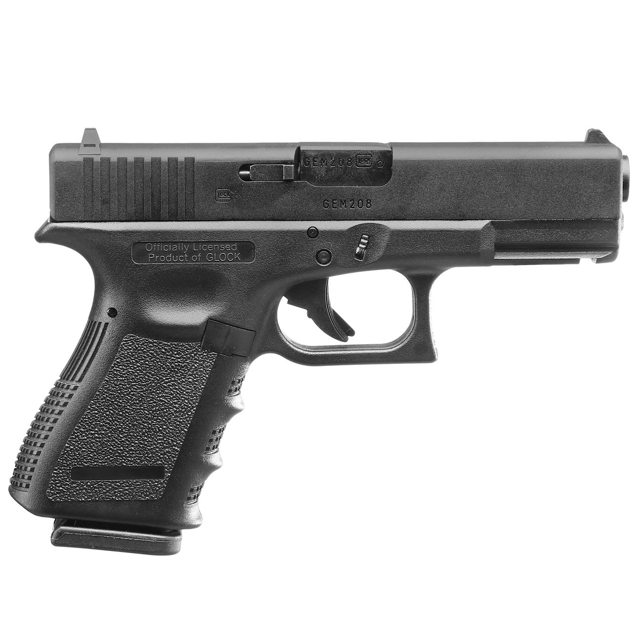 Glock 19 Gen. 3 Airsoft mit Metallschlitten GBB 6mm BB schwarz Bild 2