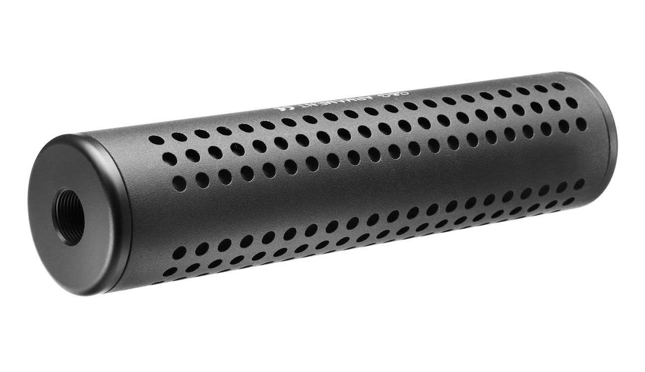 G&G O.T.S.-Style Alumininium Mock Suppressor 14mm- schwarz Bild 1