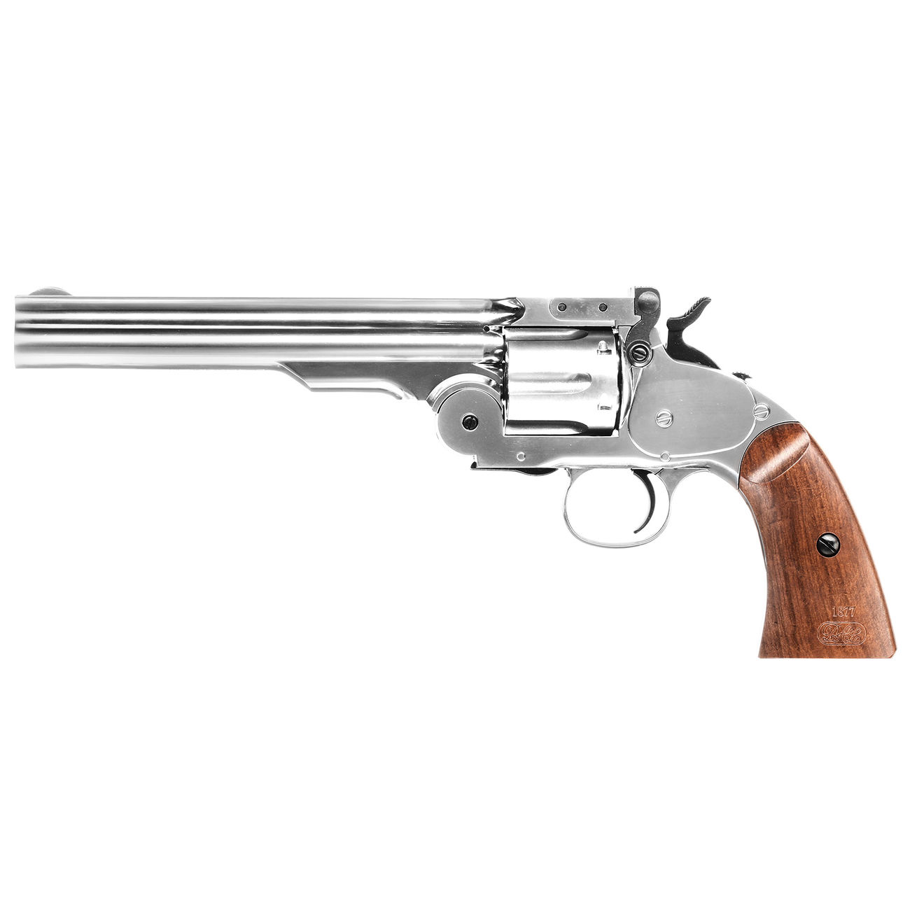 Gun Heaven 1877 Major 3 SF Revolver Vollmetall CO2 6mm BB chrom Bild 1