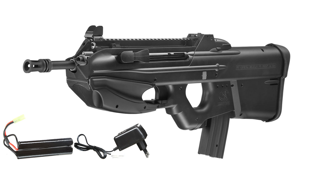 Jing Gong FN F2000 Tactical Komplettset S-AEG 6mm BB schwarz