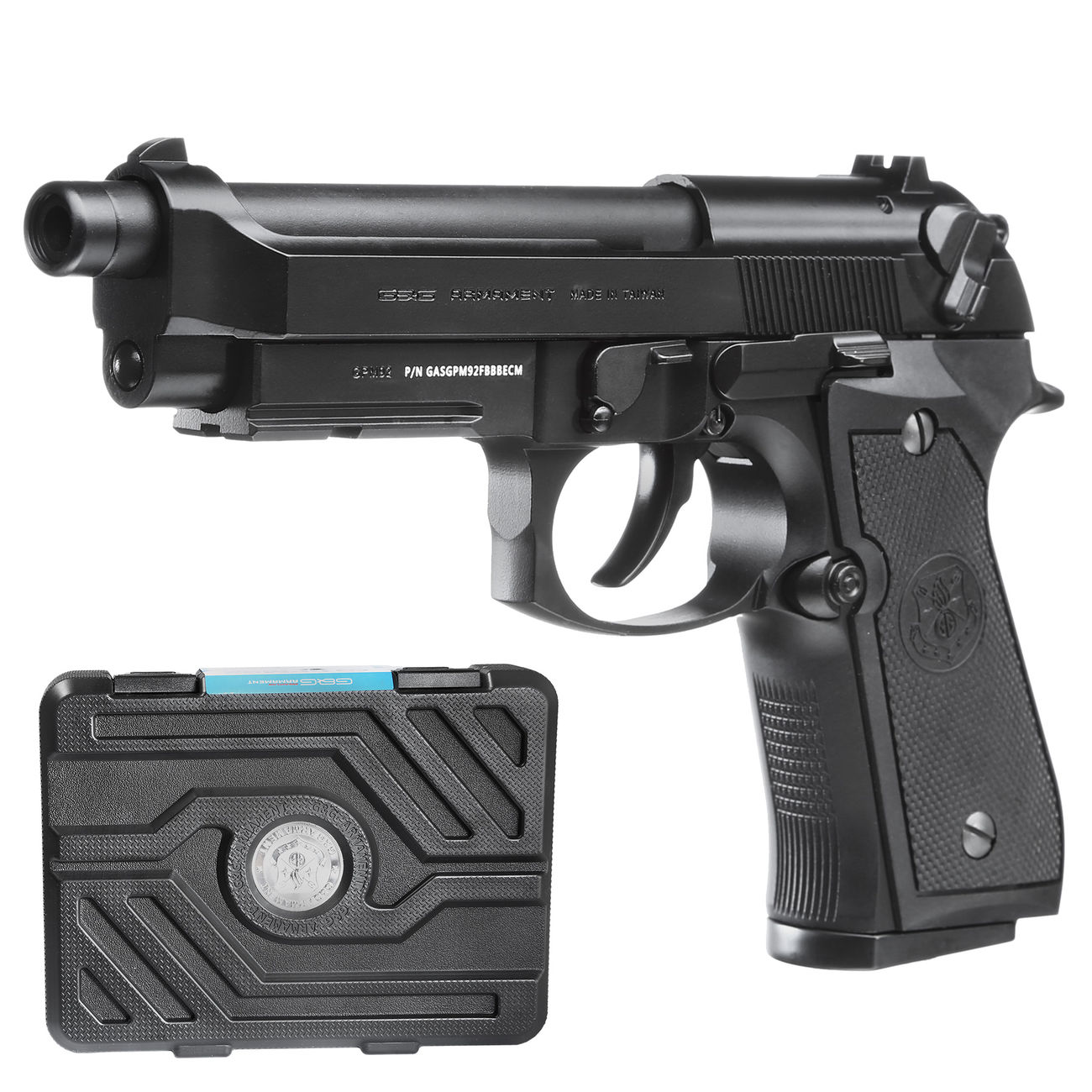 G G Gpm92 Vollmetall Gbb 6mm Bb Schwarz Inkl Pistolenkoffer Kotte Zeller