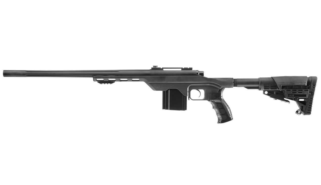 Versandrcklufer King Arms MDT LSS Tactical Rifle Gas Bolt Action Snipergewehr 6mm BB schwarz Bild 1