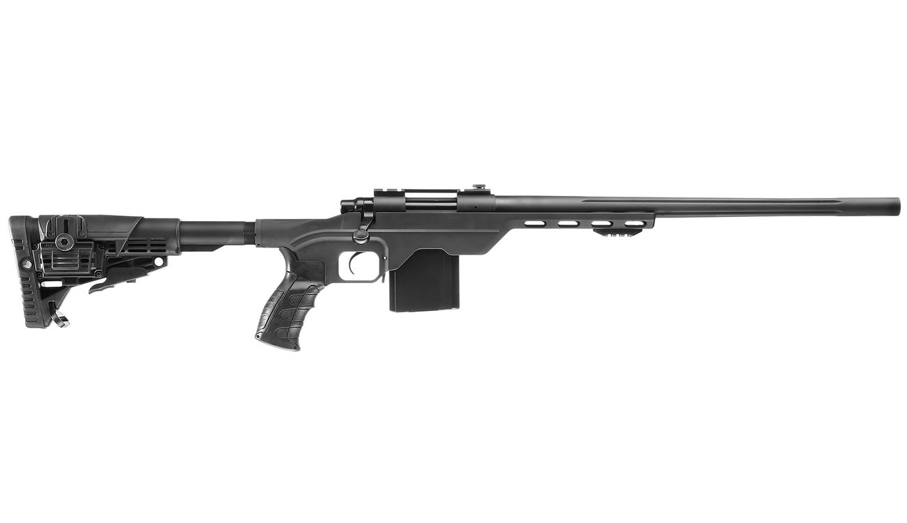 Versandrcklufer King Arms MDT LSS Tactical Rifle Gas Bolt Action Snipergewehr 6mm BB schwarz Bild 2