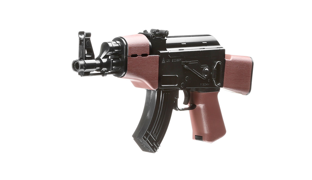 UHC Mini AK47 Kidz Action-Rifle AEG 6mm BB schwarz / braun