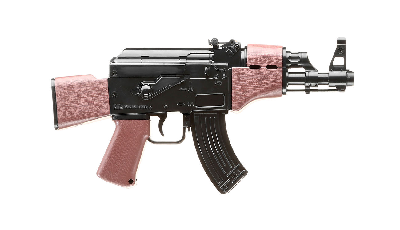 UHC Mini AK47 Kidz Action-Rifle AEG 6mm BB schwarz / braun Bild 2