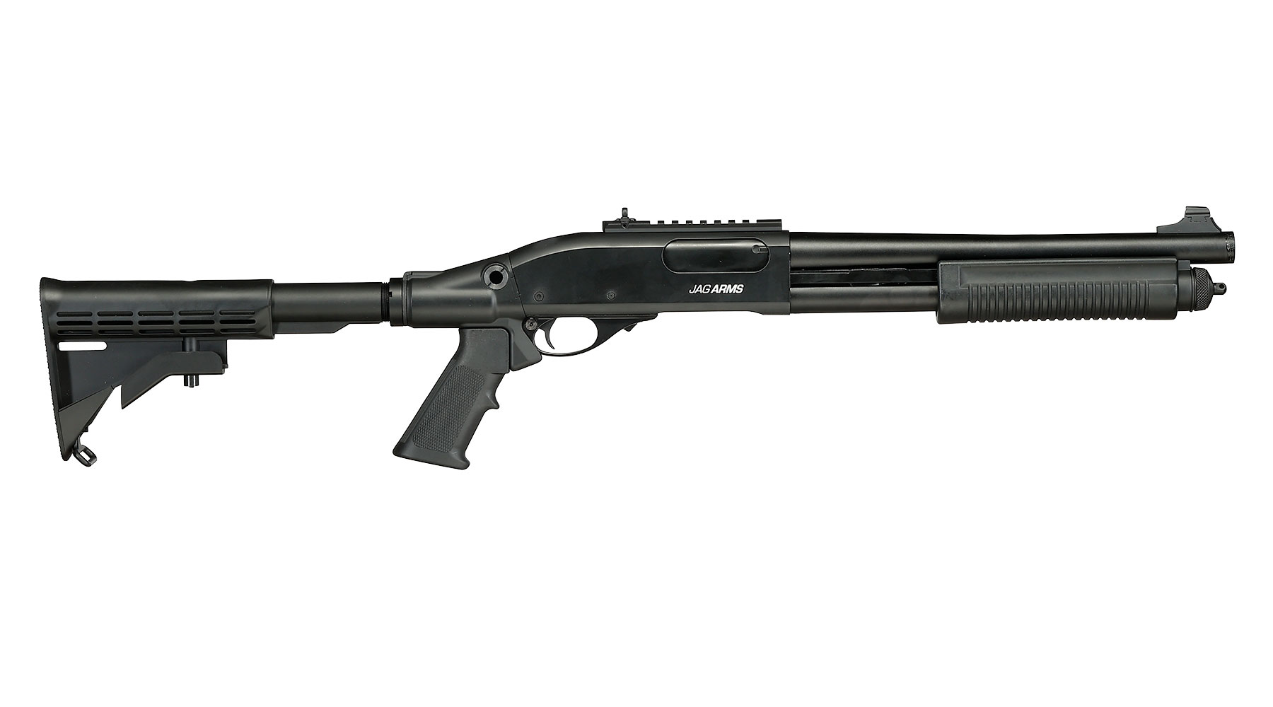 Jag Arms Scattergun TS Vollmetall Pump Action Gas Shotgun 6mm BB schwarz Bild 3