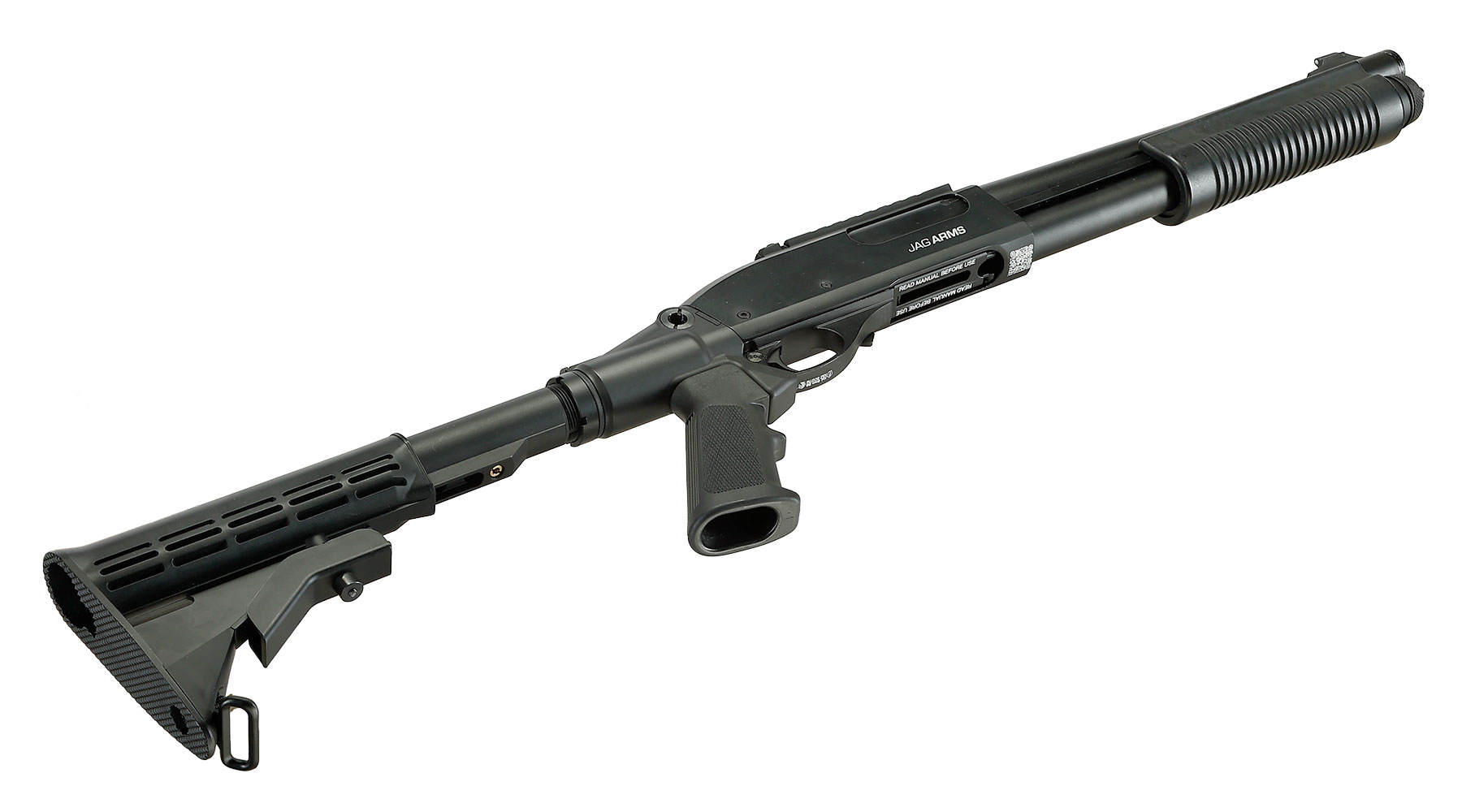 Jag Arms Scattergun TS Vollmetall Pump Action Gas Shotgun 6mm BB schwarz Bild 5
