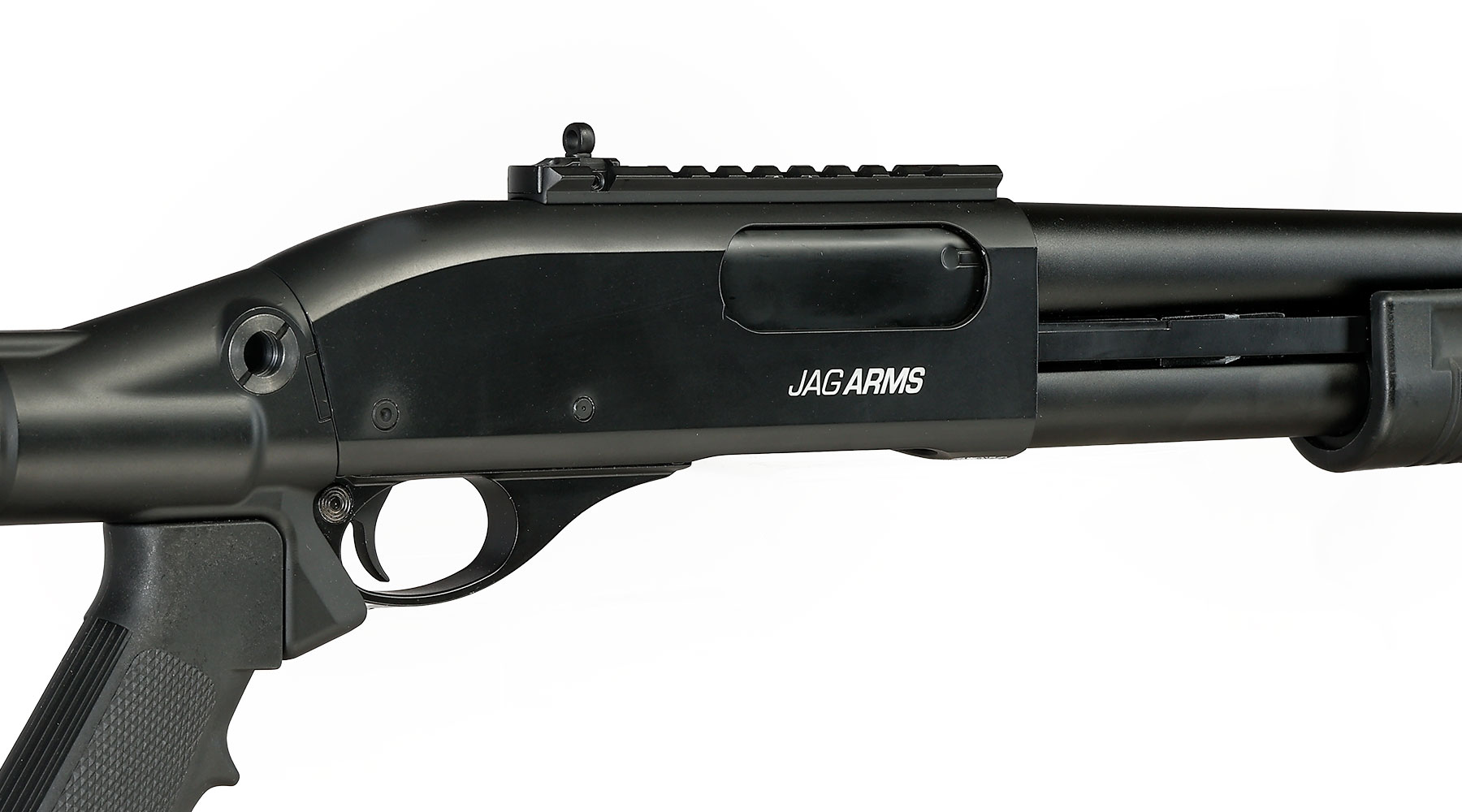 Jag Arms Scattergun TS Vollmetall Pump Action Gas Shotgun 6mm BB schwarz Bild 9