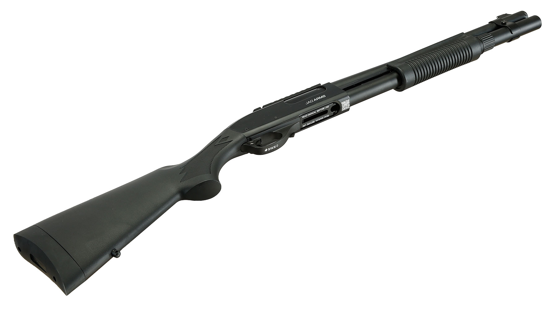 Jag Arms Scattergun HDS Vollmetall Pump Action Gas Shotgun 6mm BB schwarz Bild 5