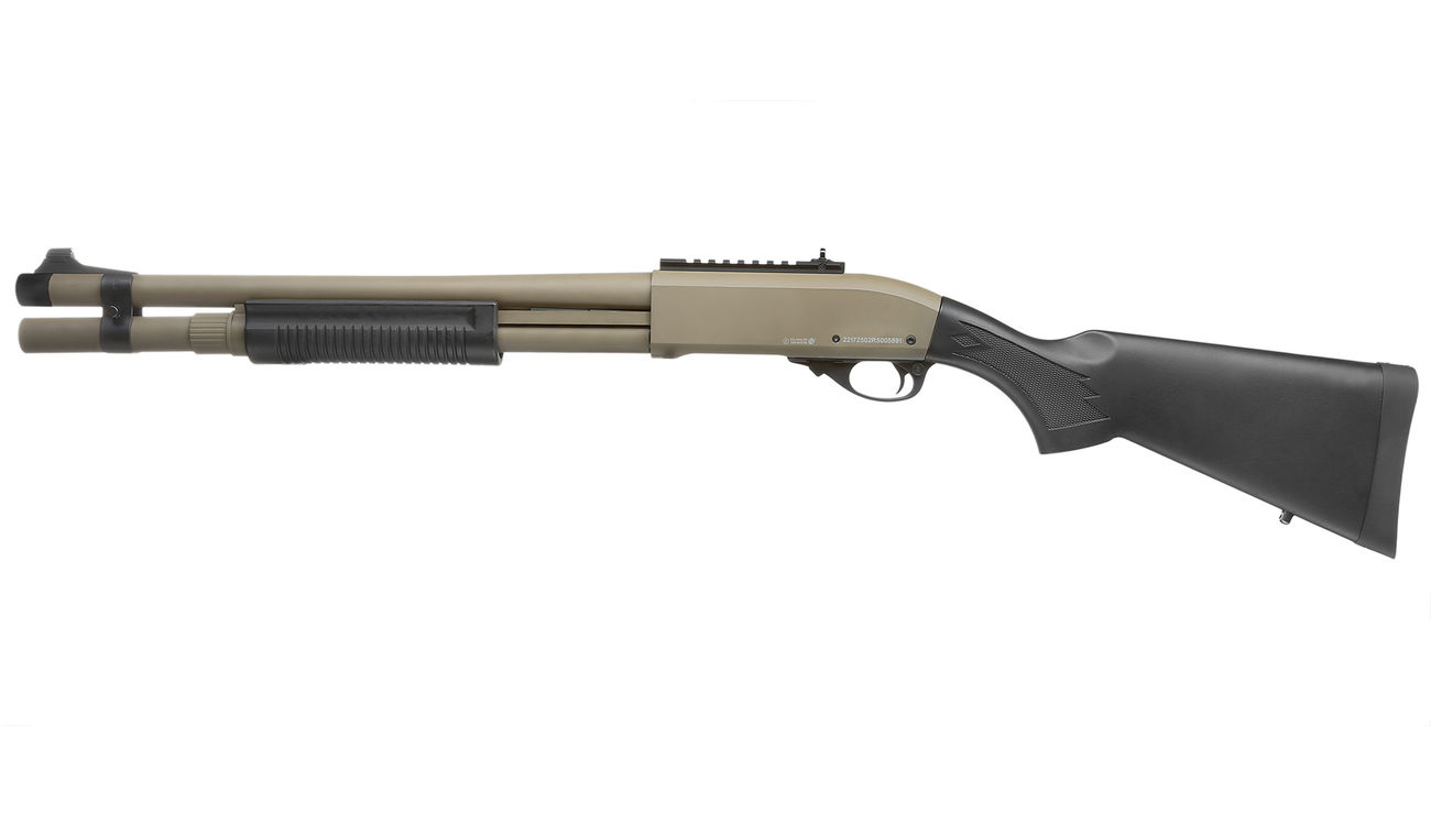 Jag Arms Scattergun HDS Vollmetall Pump Action Gas Shotgun 6mm BB tan Bild 1