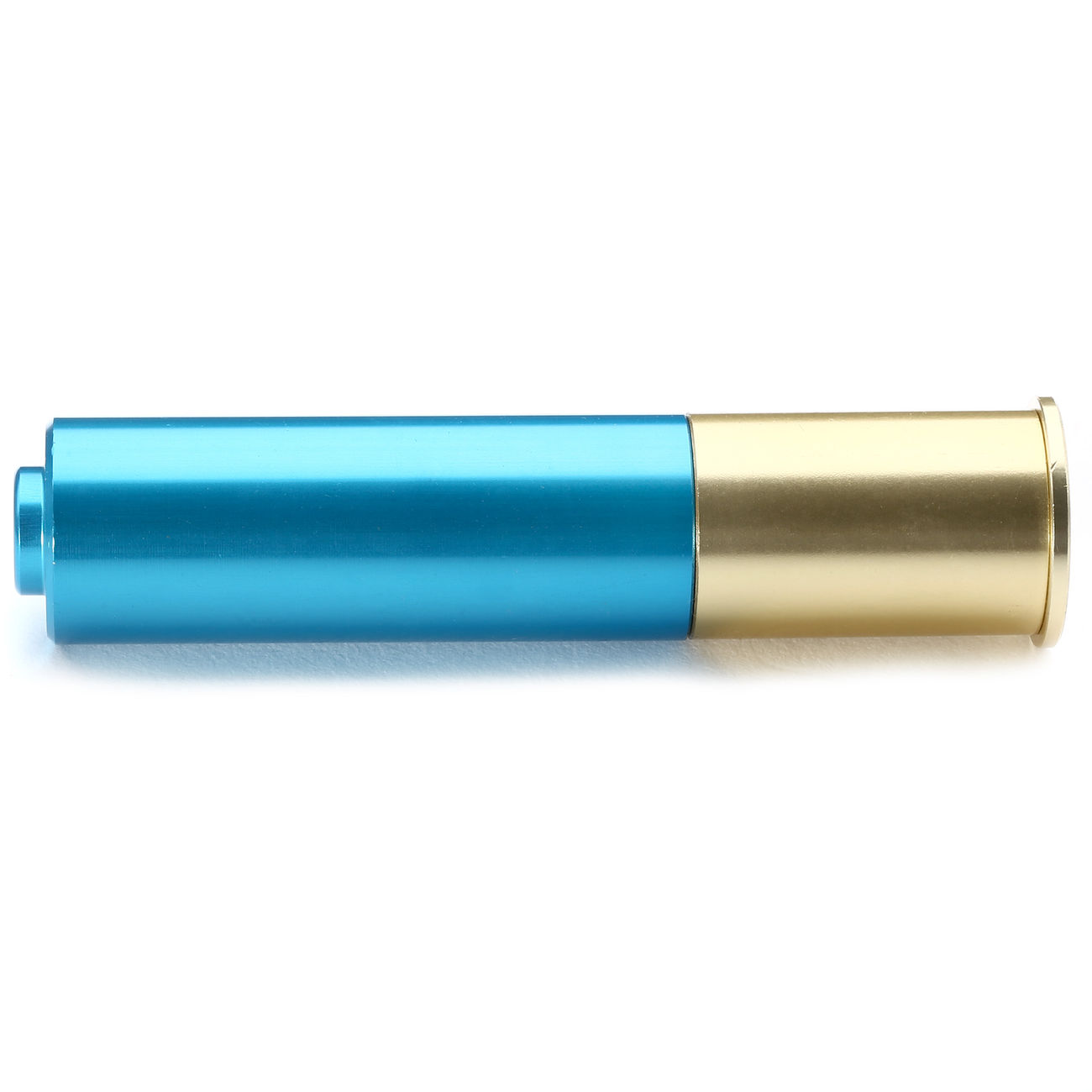 Ersatzteilset Haw San 21mm Vollmetall Airsoftpatrone f. 7 6mm BBs blau / gold Bild 2