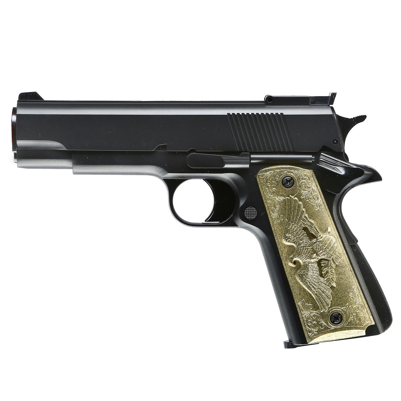 HFC M1911 Eagle-Style Gas NBB Softairpistole 6mm BB schwarz Bild 1