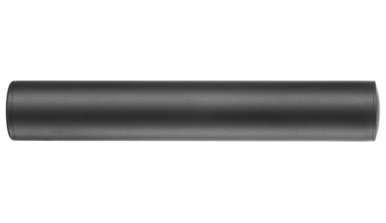 King Arms Light Weight Aluminium Silencer 245 x 40mm 14mm- schwarz Bild 3