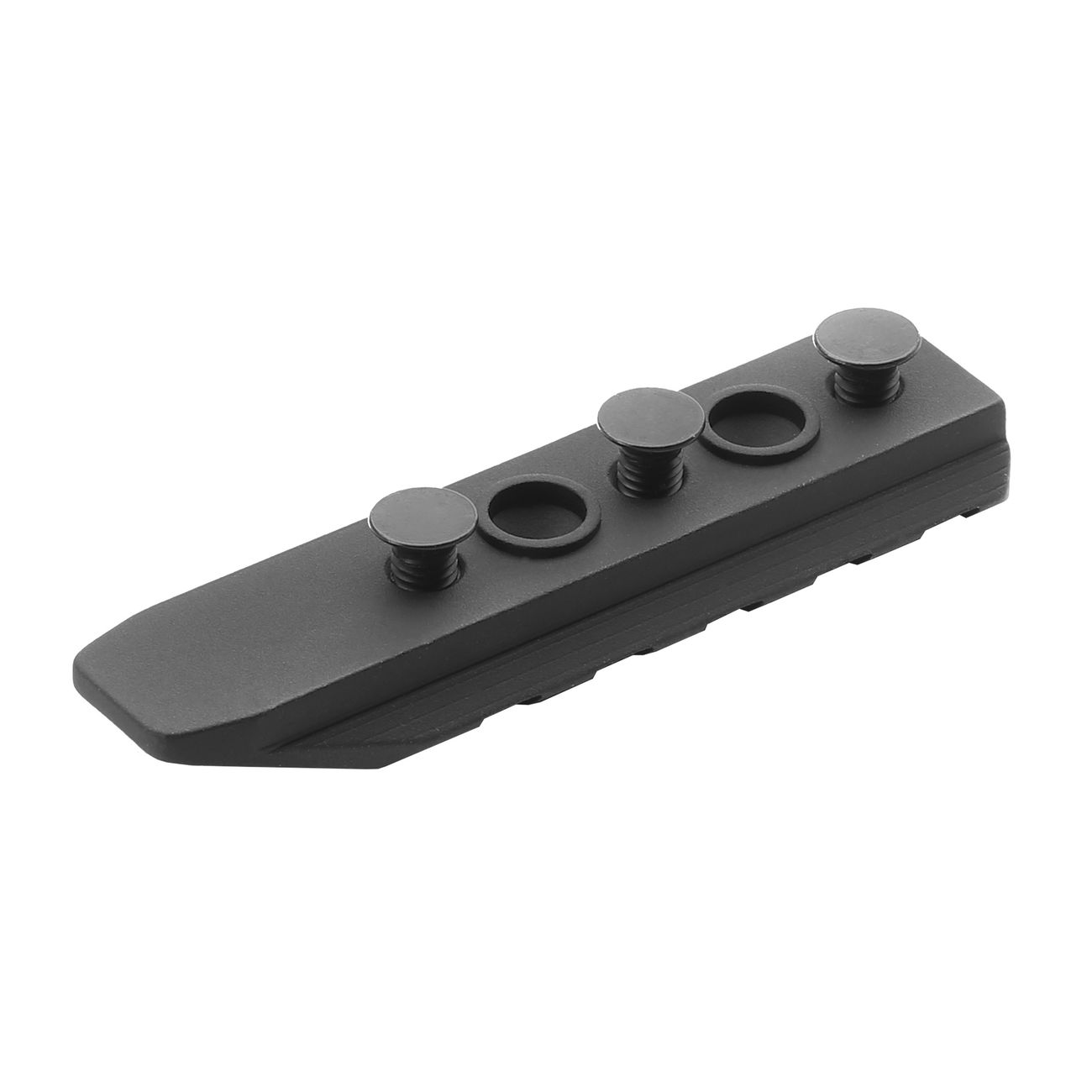 GK Tactical KeyMod 21mm Aluminium Schiene 75mm / 5 Slots schwarz Bild 2