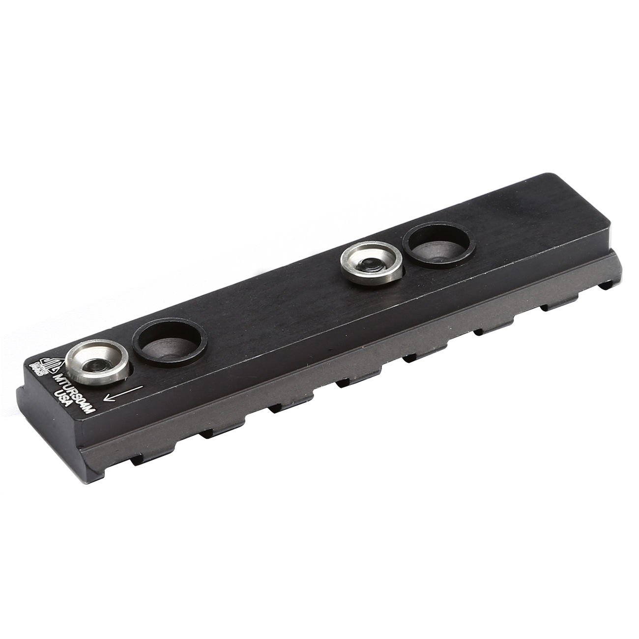 UTG Pro KeyMod 21mm Aluminium Schiene 8 Slots / 80 mm / 3.14 Zoll schwarz Bild 2